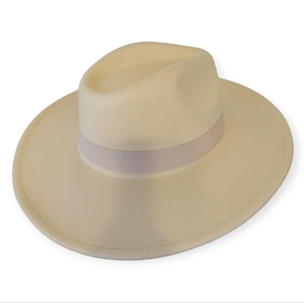 Women's Wool Felt Panama Hat - Picture 2 of 6